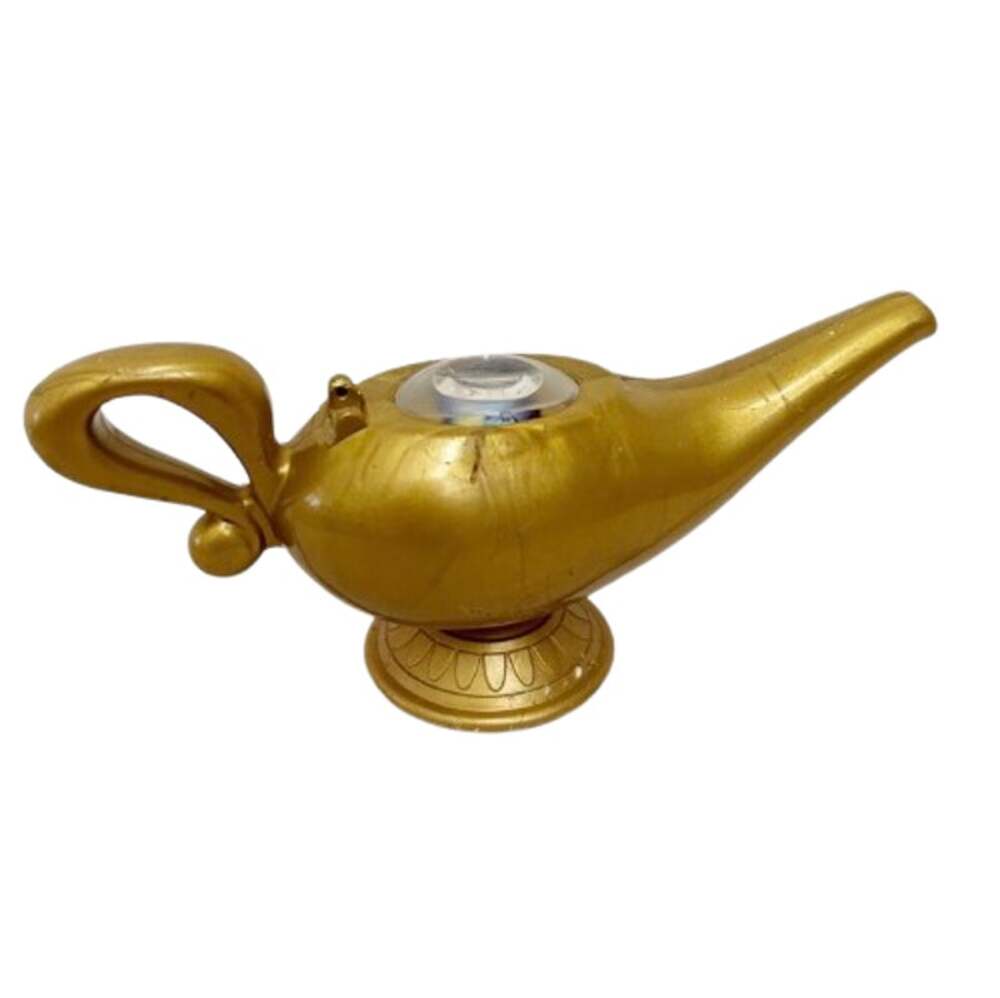 DISNEY Vintage 1992 Aladdin Magic Message Genie Lamp Toy